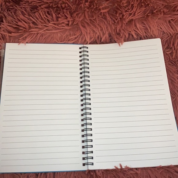 Y2K AOL Blue Notebook and Multicolor Game Pens - Picture 6 of 8